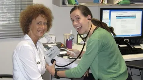 Jasmine with her GP