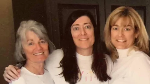 Kathy and Kelly with their mother