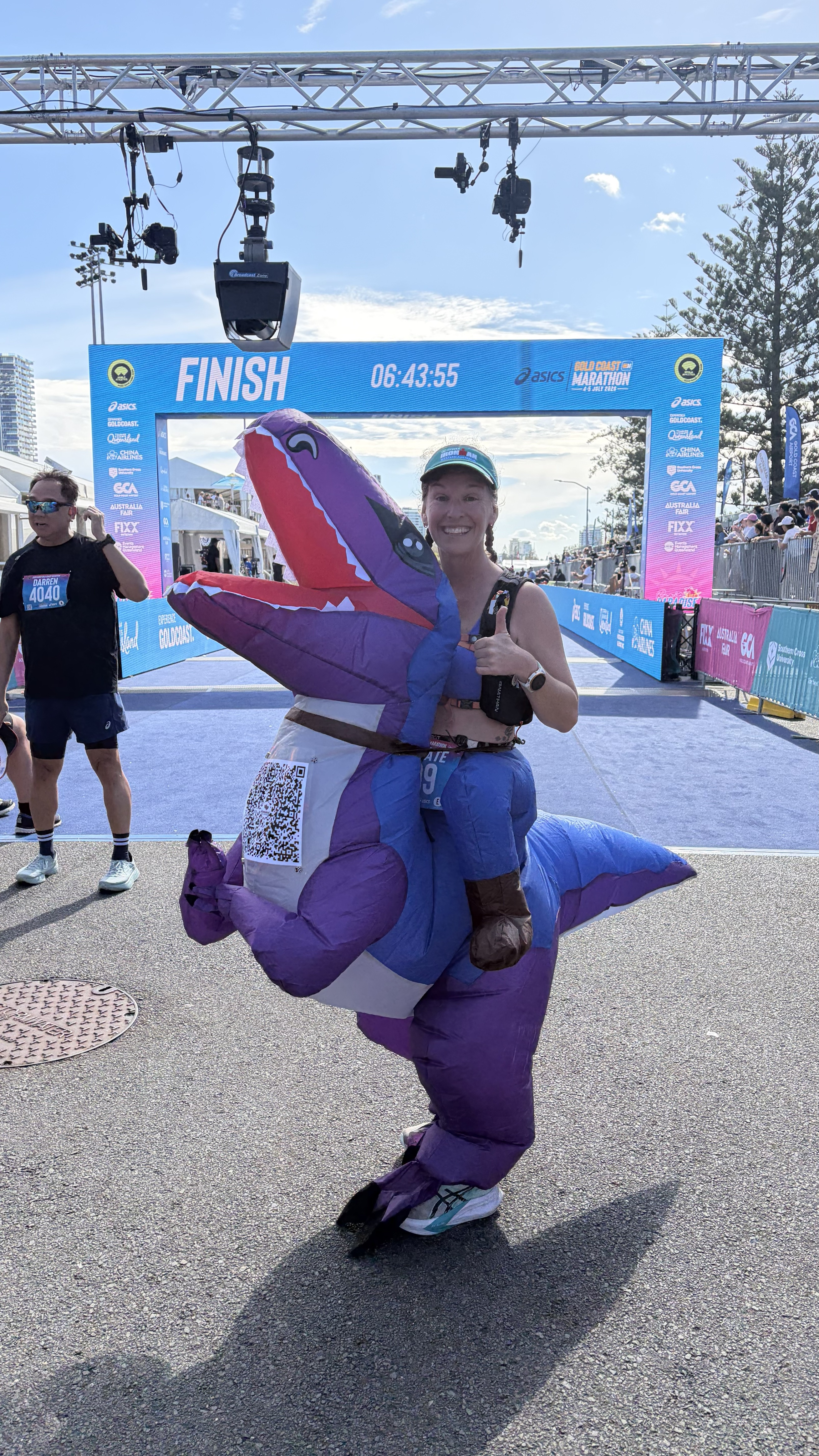 Kate Gold Coast finish line