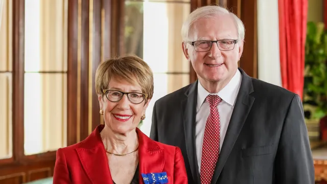 Her Excellency The Honourable Margaret Beazley AC QC Governor Of New South Wales And Mr Dennis Wilson High Res2