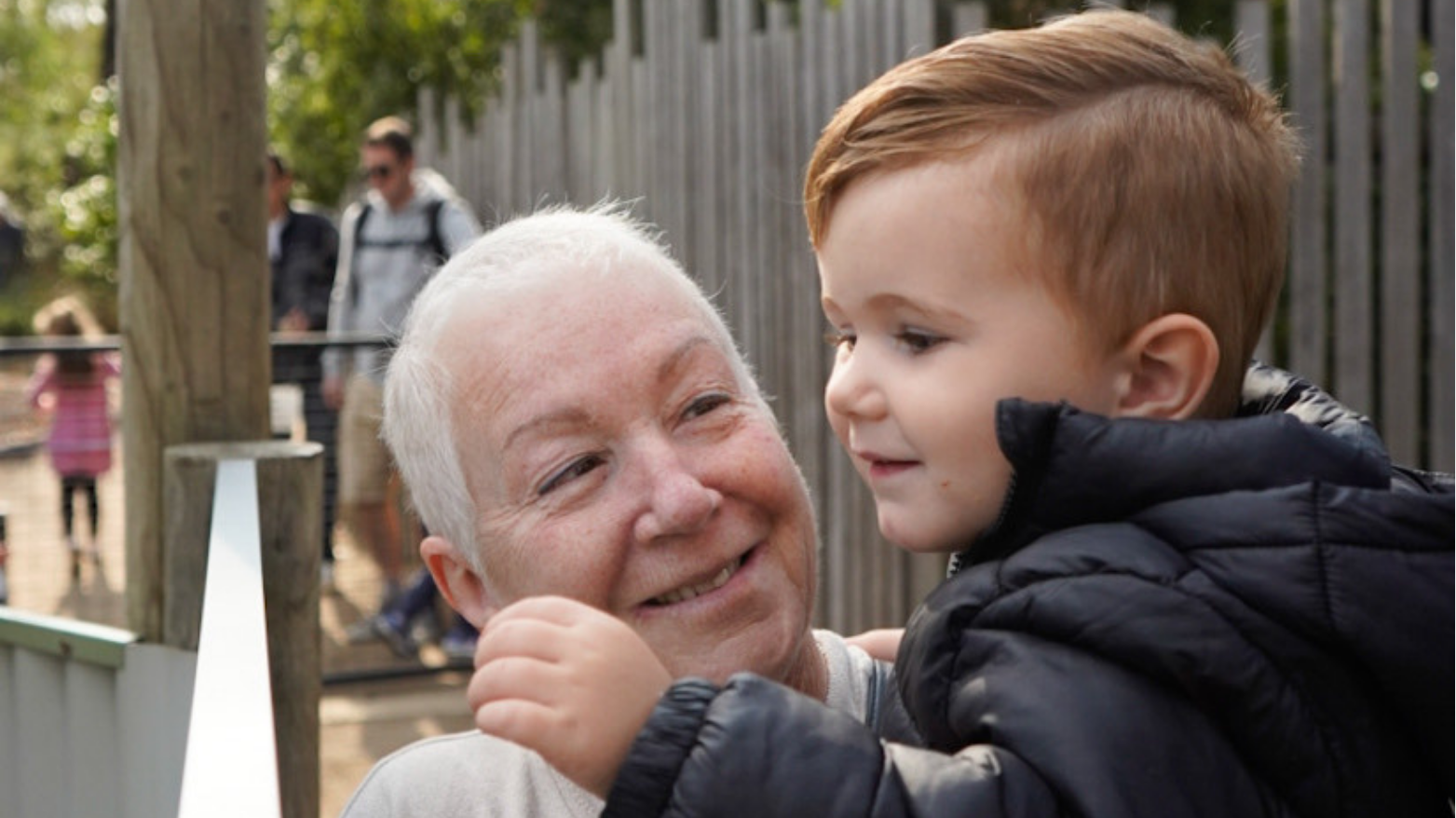 Vicki With Her Grandson