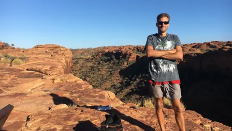 Michael travelling around Australia