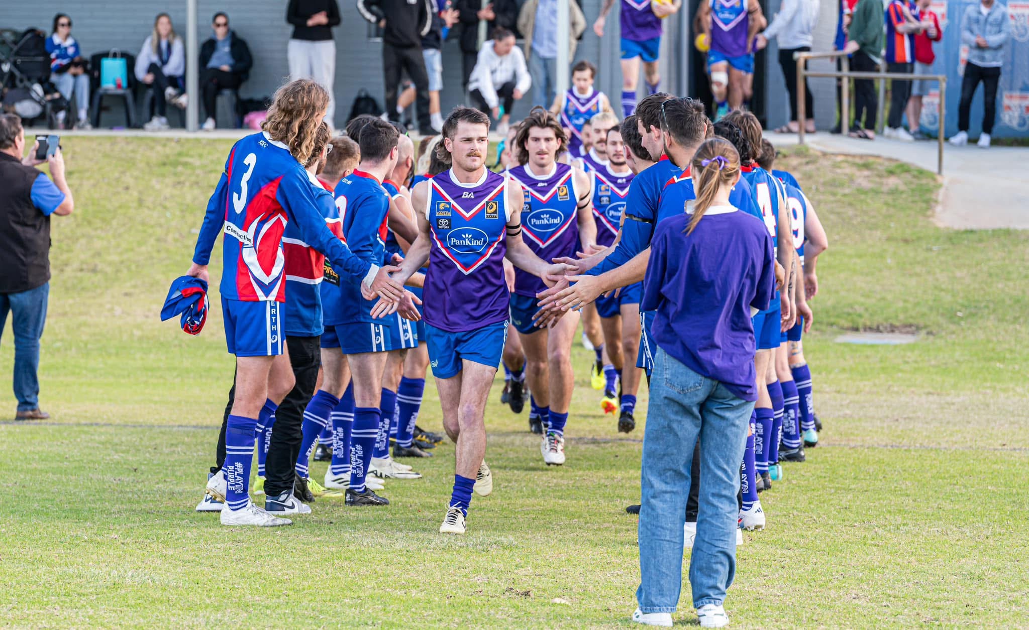 Kwinana Knights play in purple for pancreatic cancer awareness