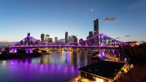 Story Bridge Brisbane glows purple for Pancreatic Cancer Awareness Month