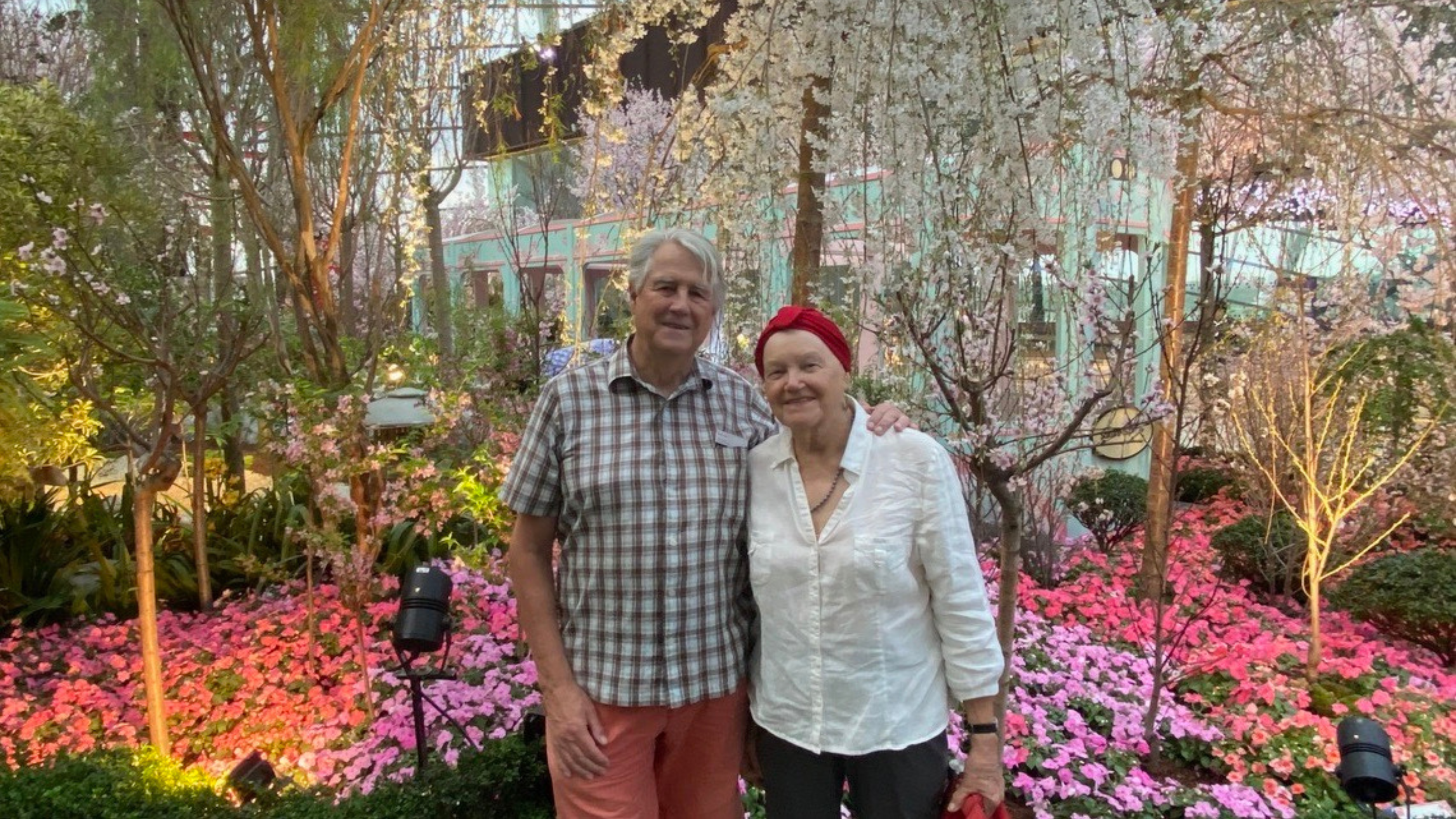 Ross And Marianne In A Garden